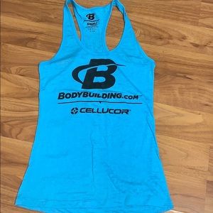 NWOT Bodybuilding.Com Burnout Tank Top